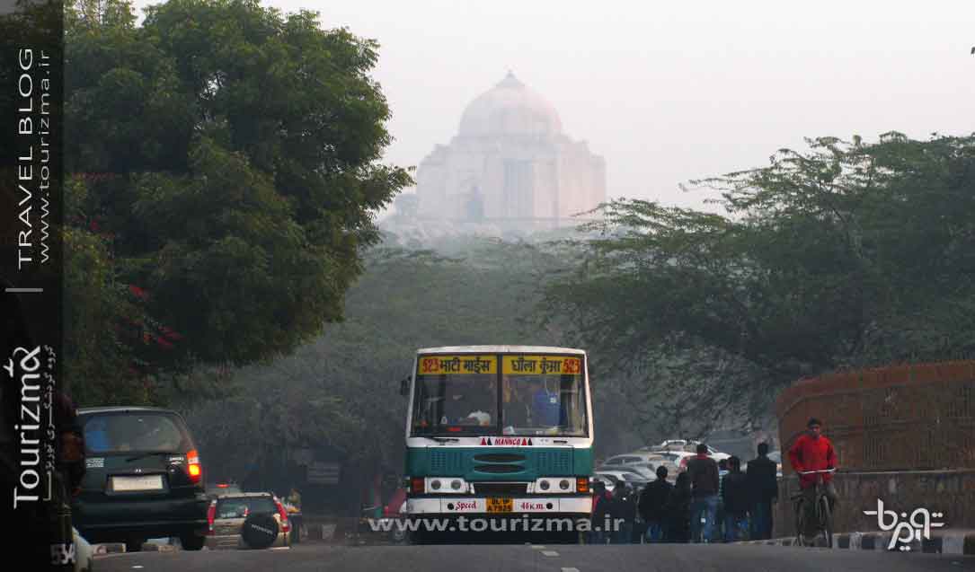 آلودگی هوا در دهلی هند 