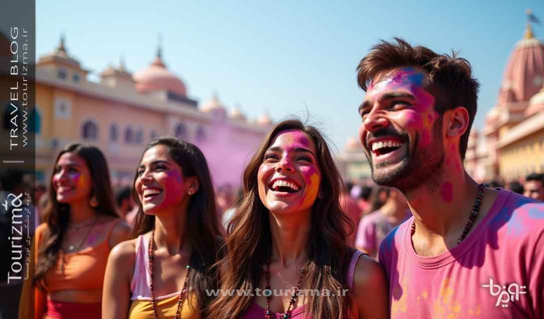 جشنواره هولی هند فستیوال جشن رنگها 