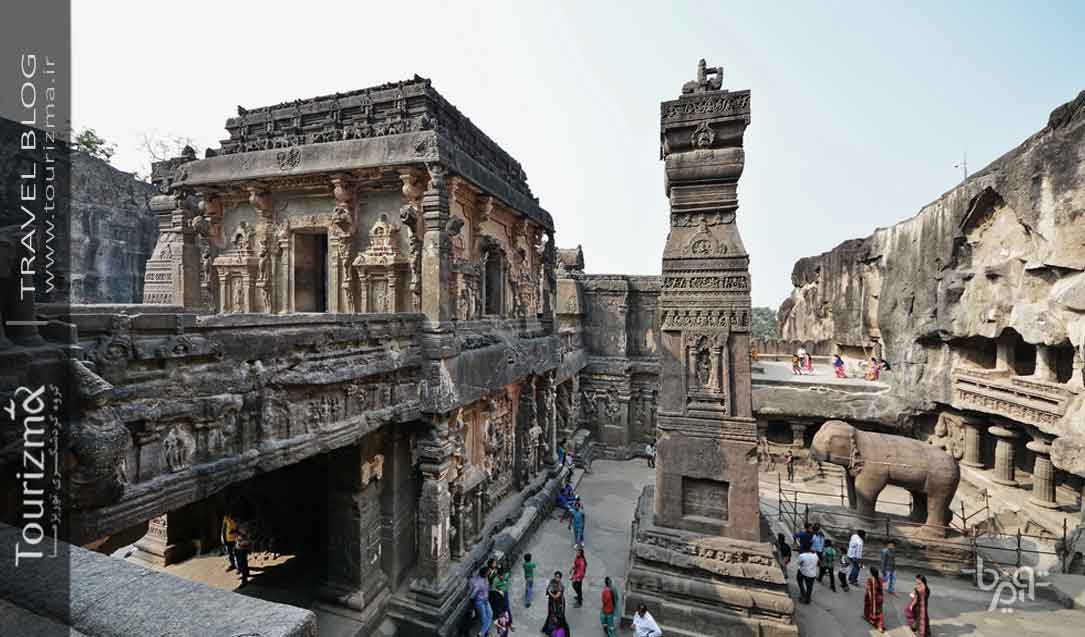 معبد کایلاسا از عجیب ترین معابد هند 