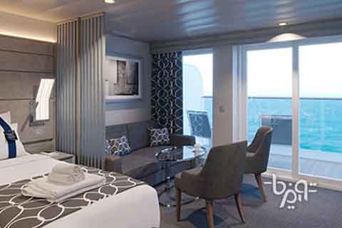 نمای داخلی سوئیت YACHT DELUXE SUITE در کشتی کروز اروپا MSC