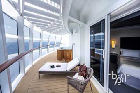 نمای داخلی سوئیت رویال YACHT ROYAL SUITE در کشتی کروز اروپا MSC