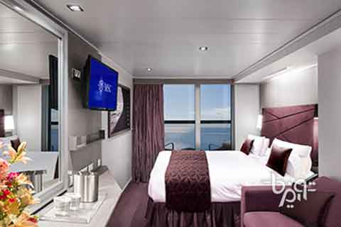 نمای داخلی کابین ویژه BALCONY AUREA در کشتی کروز اروپا MSC
