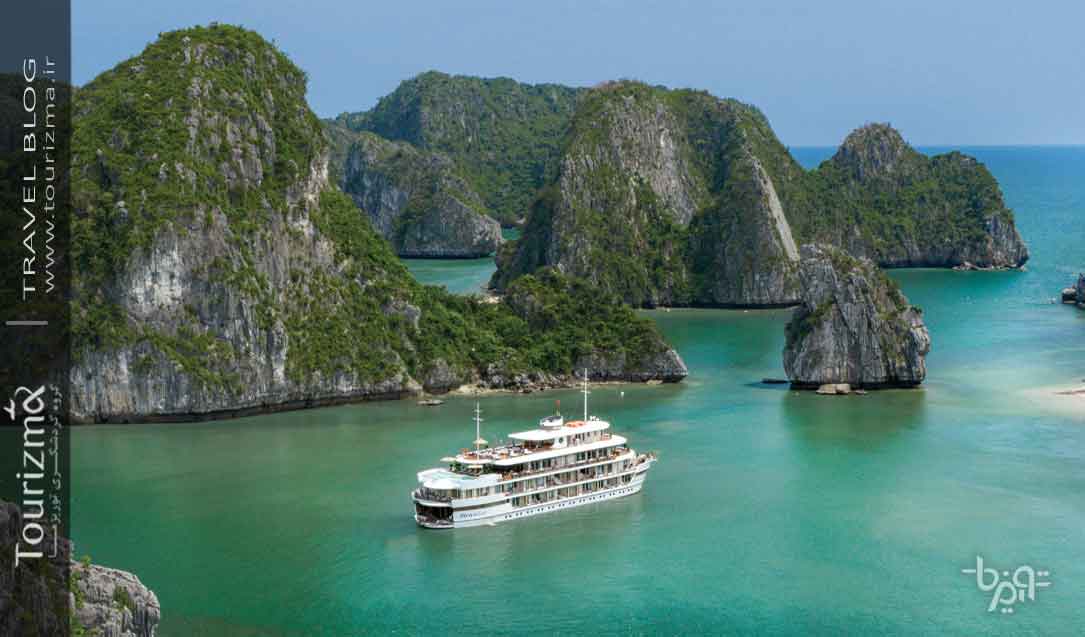 نمای هوایی خلیج هالونگ ویتنام