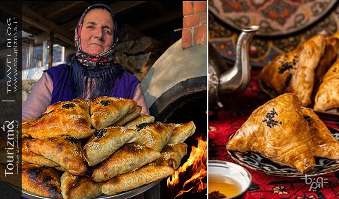 سمسا یا سمبوسه ازبکی تنوری