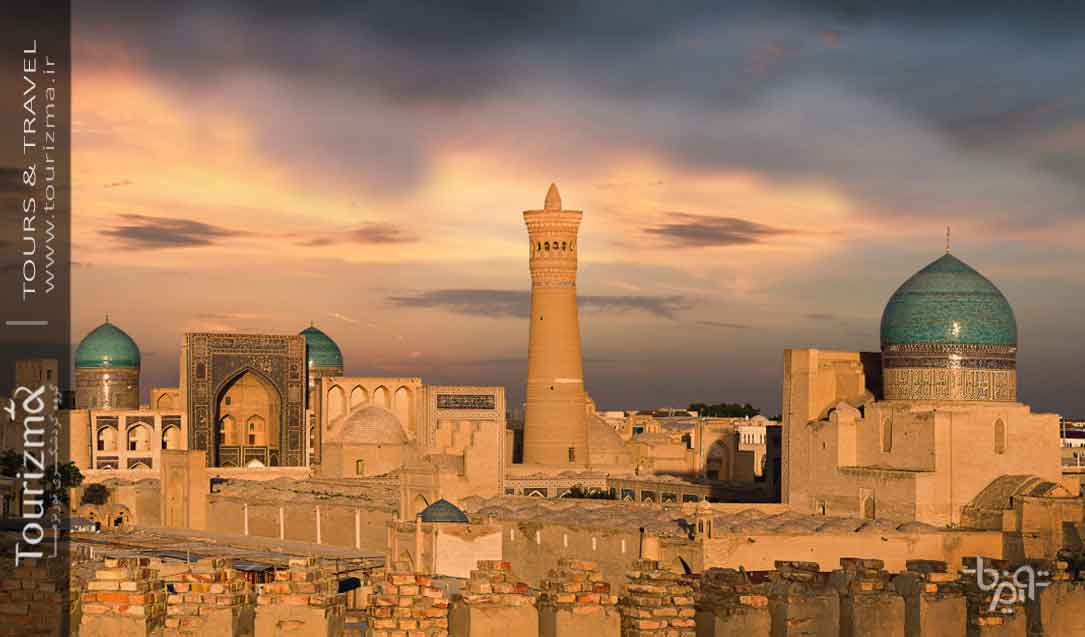 منظره بافت قدیم بخارا در تور ازبکستان توریزما